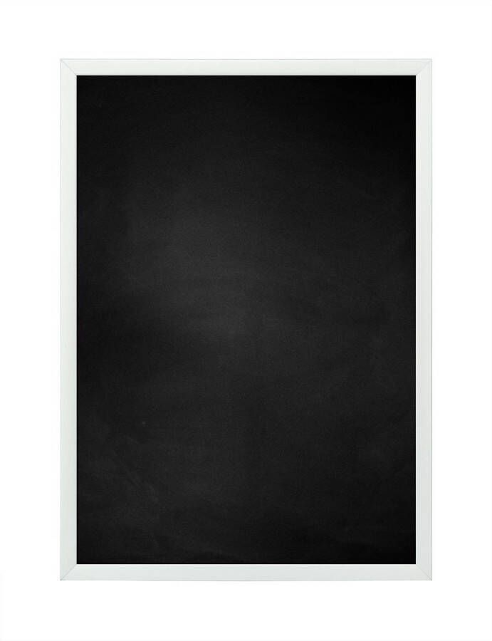 Merkloos Sans marque Zwart Krijtbord met Aluminium Lijst Mat Zilver 31 x 41 cm Lijstbreedte: 10 mm Vlak