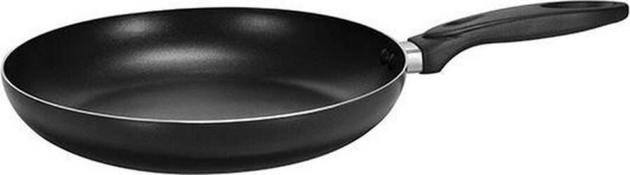 Merkloos Sans marque Zwarte aluminium koekenpan met dubbel anti aanbak laag 28 cm bakken koken koekenpannen keukengerei