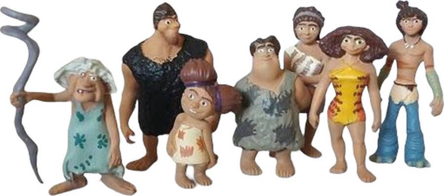Overig Croods speelfiguren Sandy Grug Ugga Prehistorische Dreamworks familie speelset 7cm