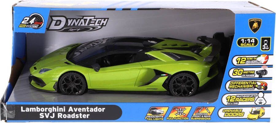 Overige merken Radiografisch bestuurbare auto lamborghini 1:14 2.4g aventador neon groen