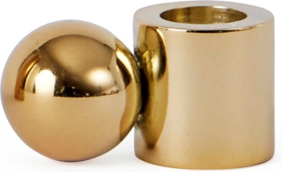 OYOY Living Design OYOY Palloa Kandelaar Small Brass Gold