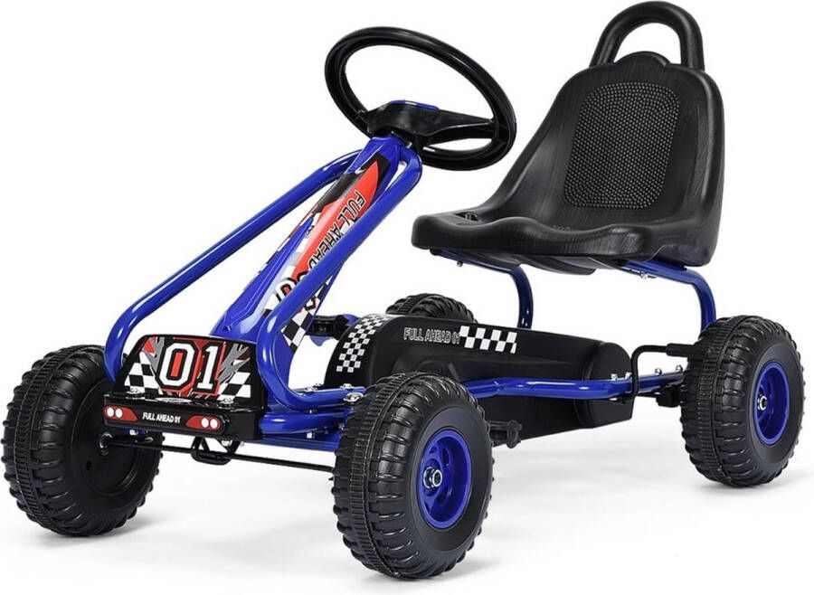 DiverseDeals Skelters voor Jongens GO Kart Racing Kar Skelters Luchtbanden Blauw