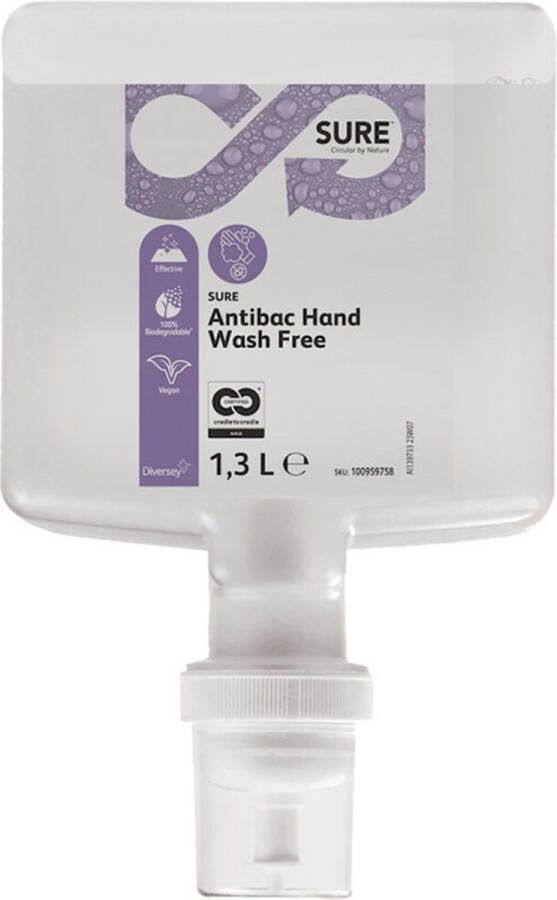 Diversey y handzeep Sure Antibac intellicare 1.3ltr