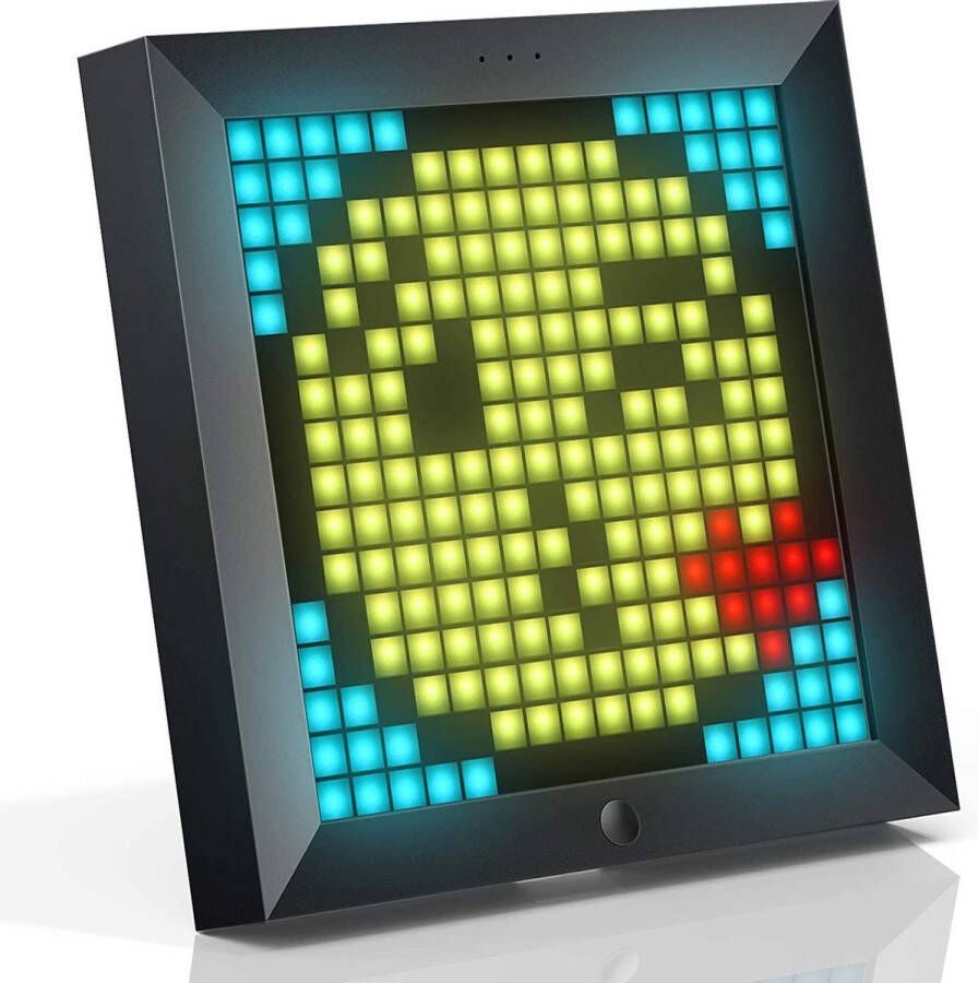 Divoom ™ Digitale Fotolijst Wekker – LED Neon Verlichting – Pixel Art Display – Gaming Decoratie – Klok – Game Lamp