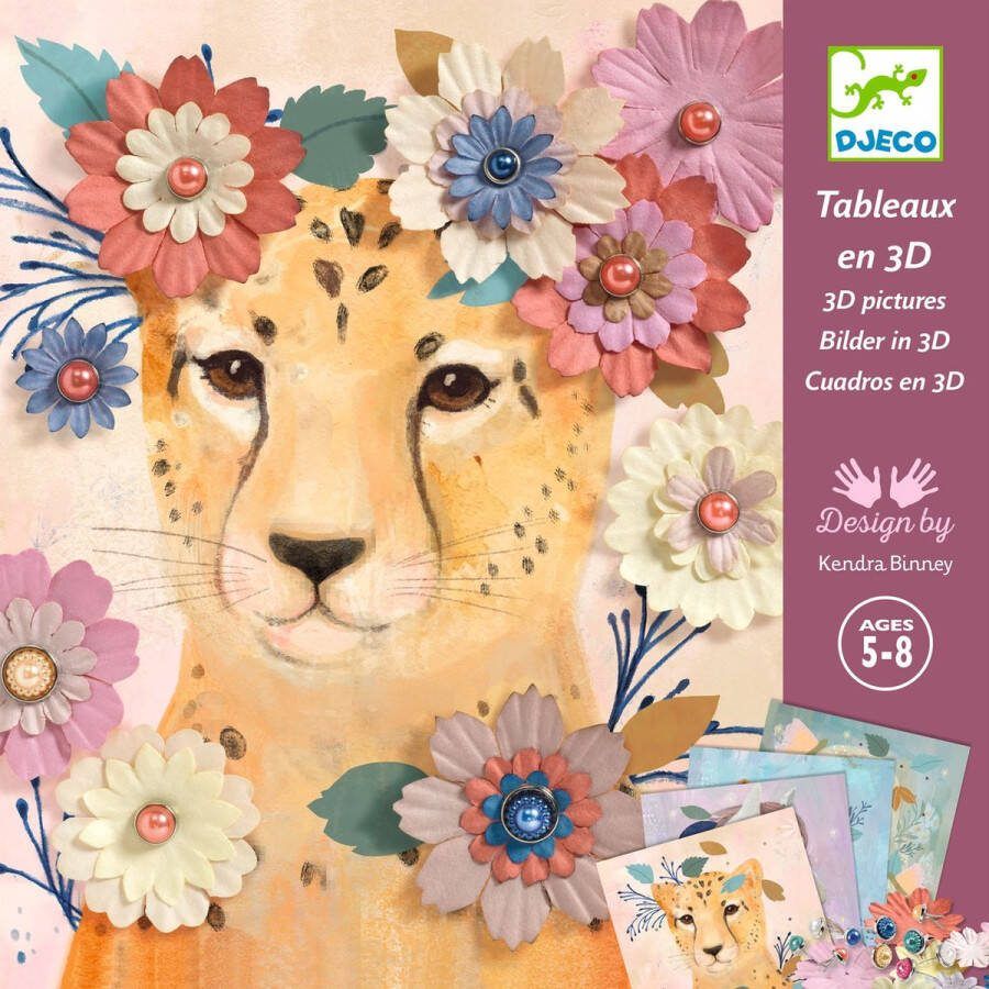 Djeco 3D-afbeeldingen Bloemkronen