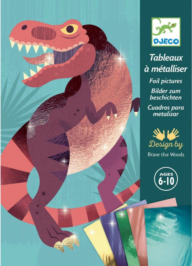 Djeco [6 jaar +] Schilderijtjes metalliseren Jurassic