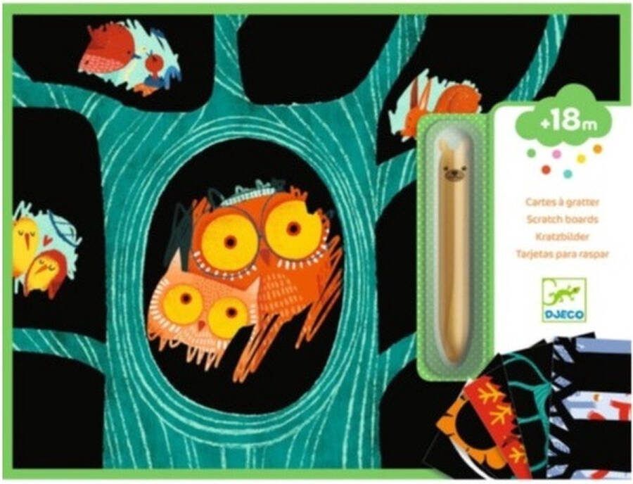Djeco krastekeningen voor de kleintjes Learning about animals