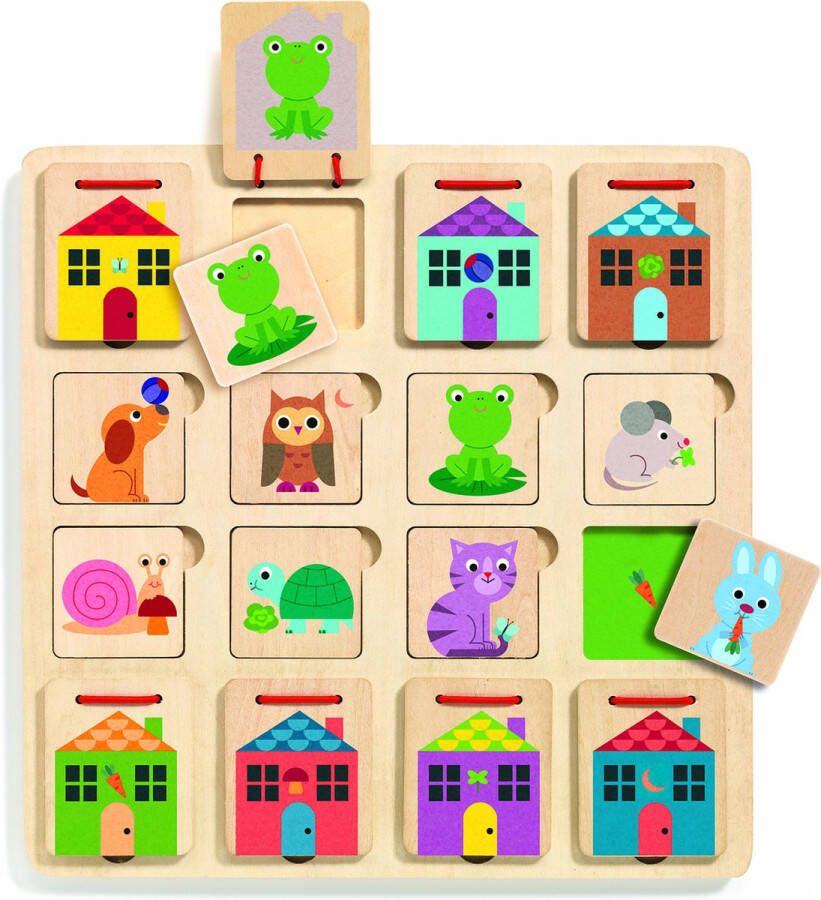 Djeco Cabanimo Puzzle Framepuzzel 16 stuk(s)