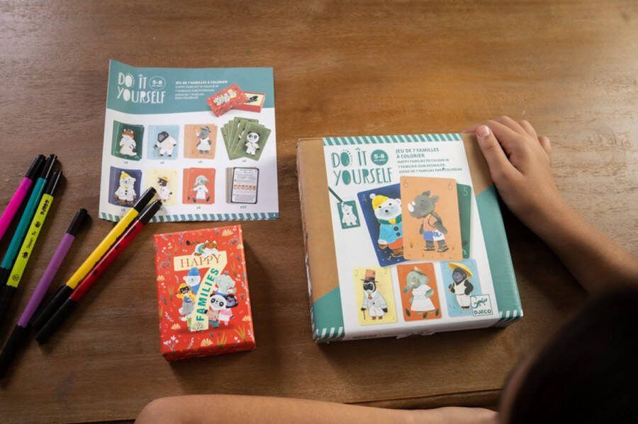 Djeco Do It Yourself Creature Chic Kaartspel