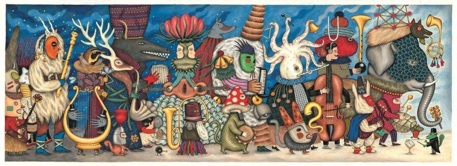 Djeco Fantastisch orkest 500 stukjes