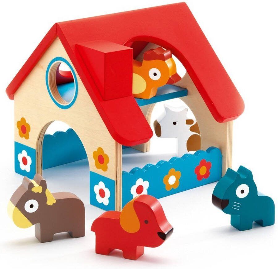 Djeco baby kleuren Minifarm