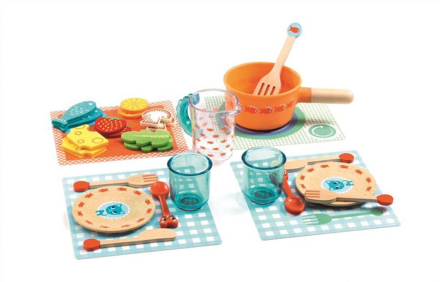 Djeco keukenspeelgoed Diner time kittens!