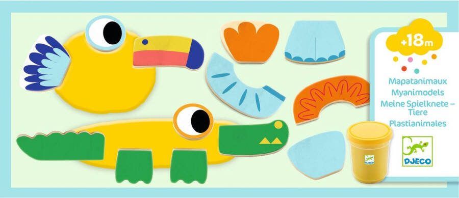Djeco boetseerklei Myanimodels dieren +18M