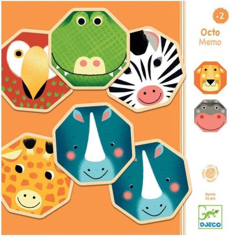 Djeco memo spel Octo Memo