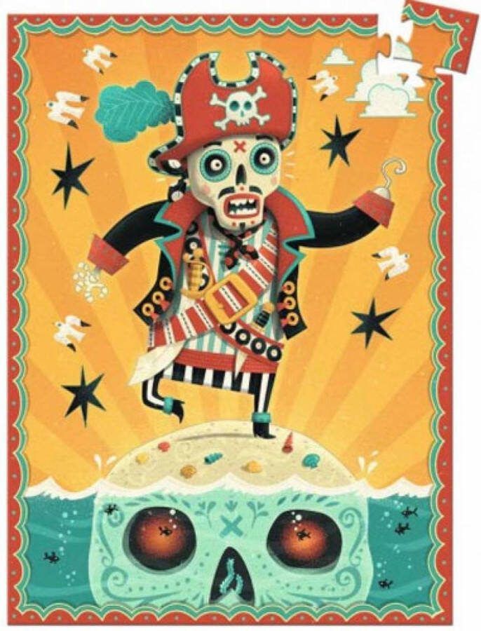 Djeco Mini Puzzel Captain Bones