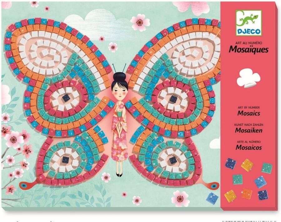 Djeco Mozaïek Vlinders kunst- & knutselset voor kinderen