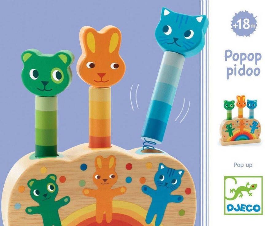 Djeco Popop Pidoo | Pop-up Spelletje | Voor kinderen