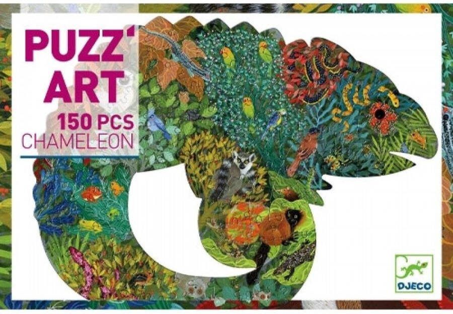 Djeco Puzz'Art Puzzel Kameleon 150st