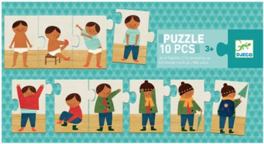 Djeco Puzzel Ik Kleed Mij +3j 10 stukken