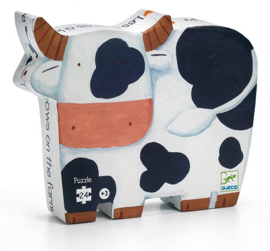 Djeco Puzzel Koe Voor kinderen 24 stukjes