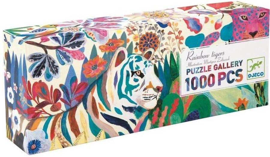 Djeco puzzels gallery Rainbow Tigers