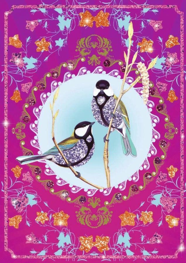 Djeco schilderijen glitters Glitter birds