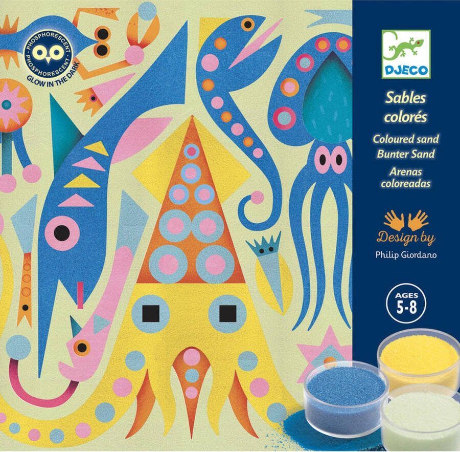 Djeco schilderijen zand Sea Lights