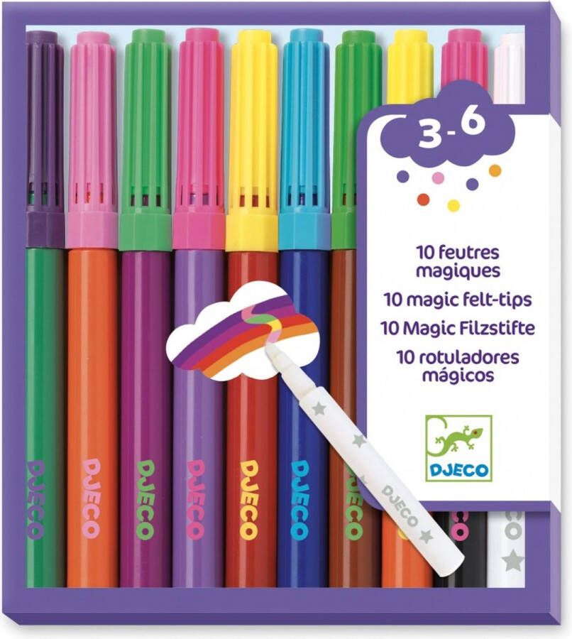 Djeco Set 10 Magische Kleurstiften