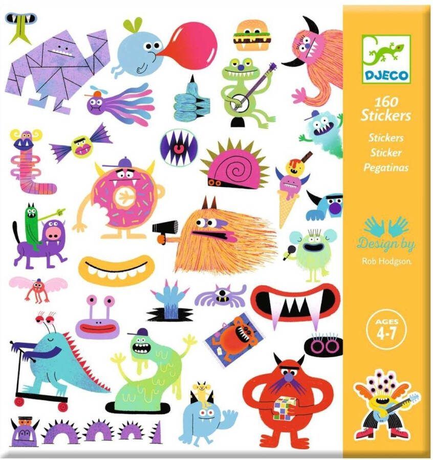 Djeco Sticker: Monsters