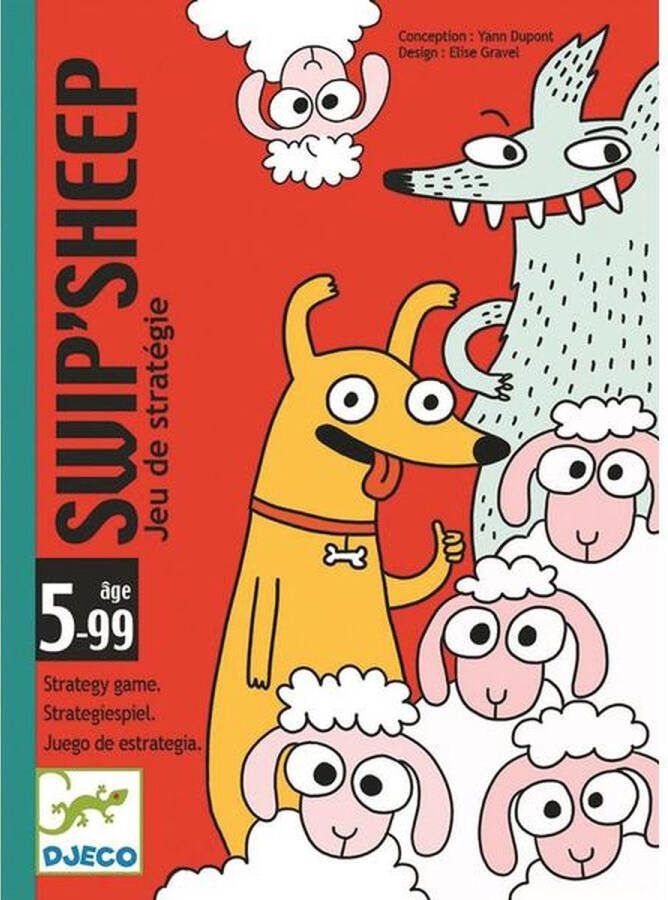 Djeco Swip'Sheep Kaartspel 5 tot 99 jaar