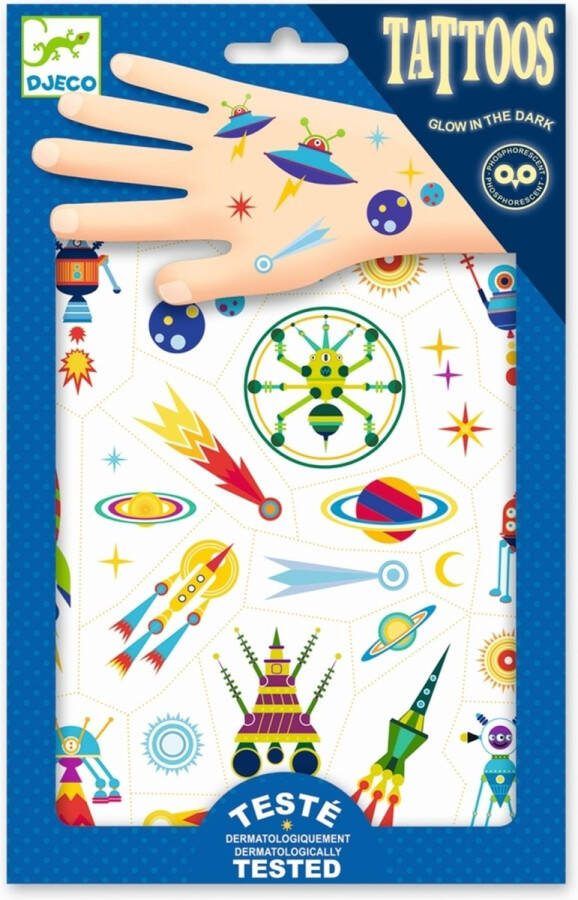 Djeco Tatoeages: Ruimte eigenaardigheid