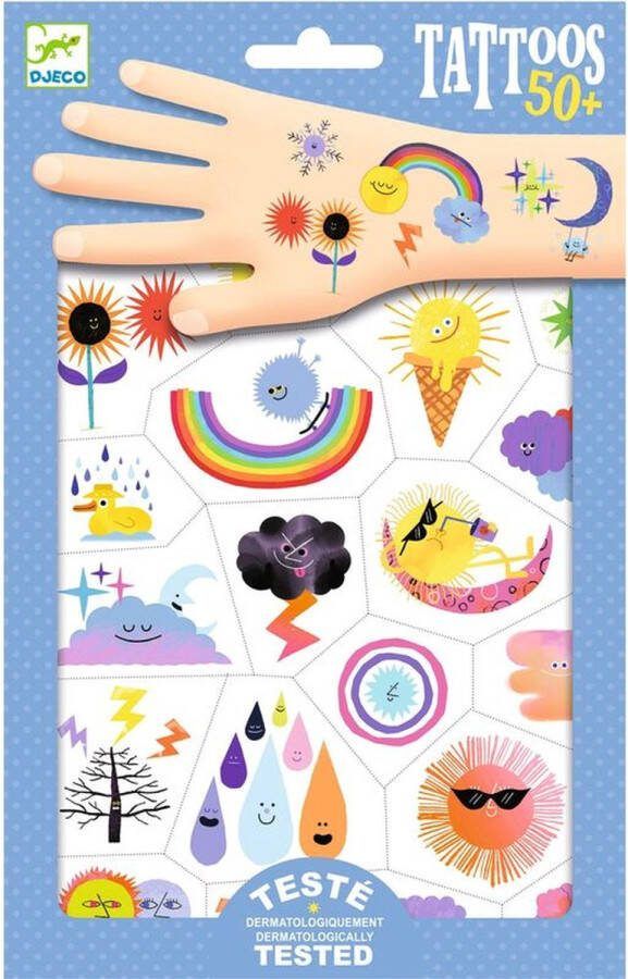 Djeco Tatoeages: Weer Emoji's