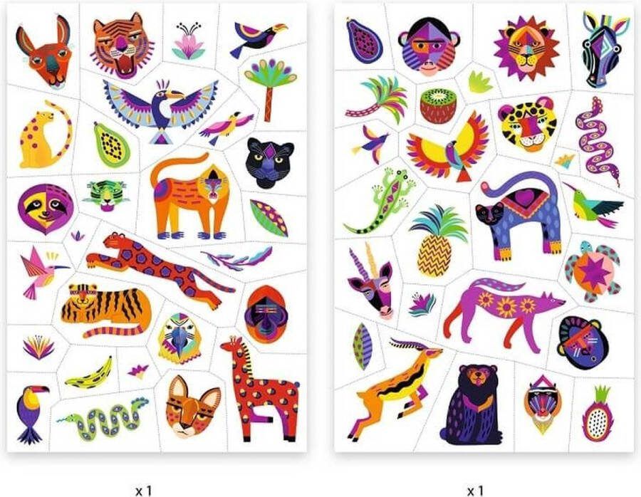 Djeco Tatoeages: Wilde Schoonheid