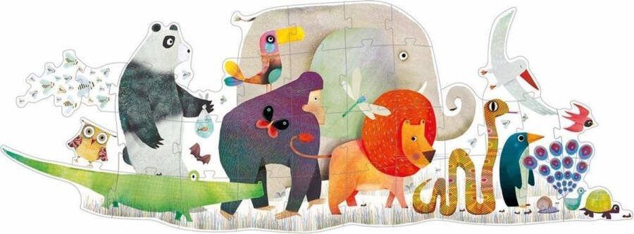 Djeco XL Puzzel 36 stukken Dieren Parade