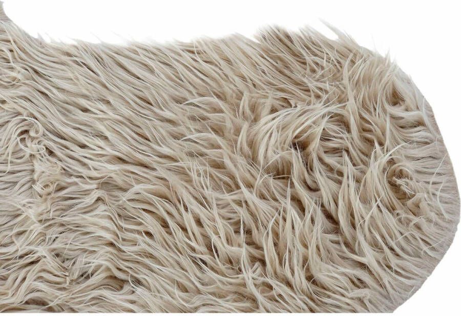 DKD Home Decor Tapijt Beige (160 x 150 x 2 cm)