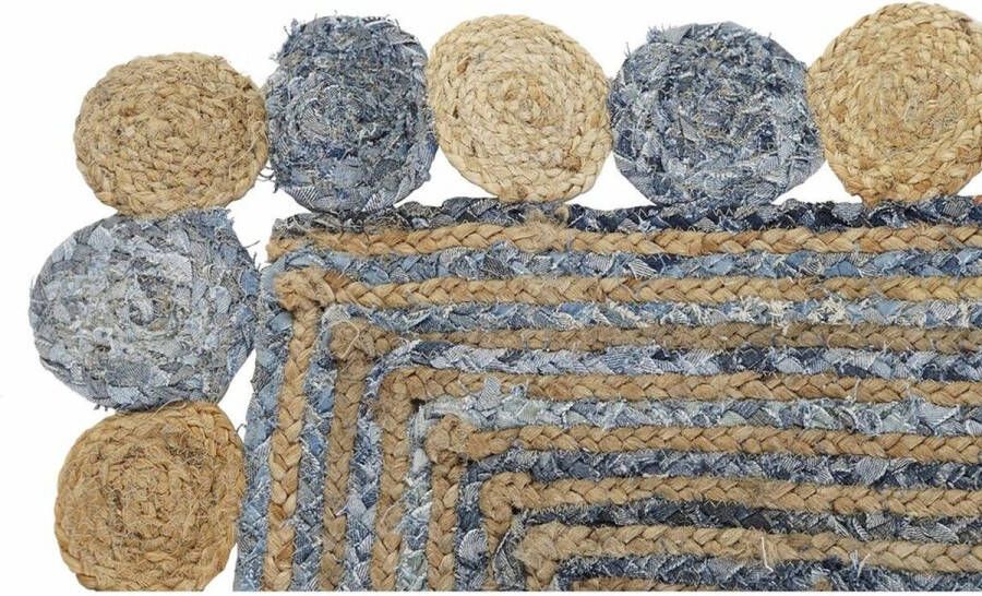 DKD Home Decor Tapijt Blauw Bruin Indiaas (60 x 240 x 1 cm)