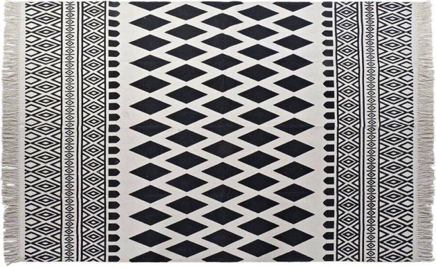 DKD Home Decor Tapijt Zwart Wit (160 x 250 x 0 7 cm)