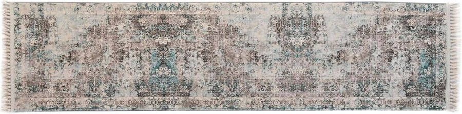 Dkd home Tapijt Decor Multicolour Plastic Arabisch Versleten 60 x 240 x 0 7 cm