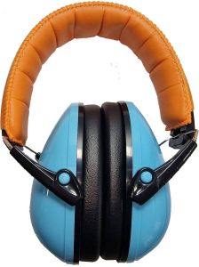 DKT Eduline DKT-GAFS12 Geluidsafschermer Comfort kind vanaf 4 jaar Oorkap Concentratiekoptelefoon Blauw oranje Geschikt voor de schoolklas school evenementen gehoorbescherming