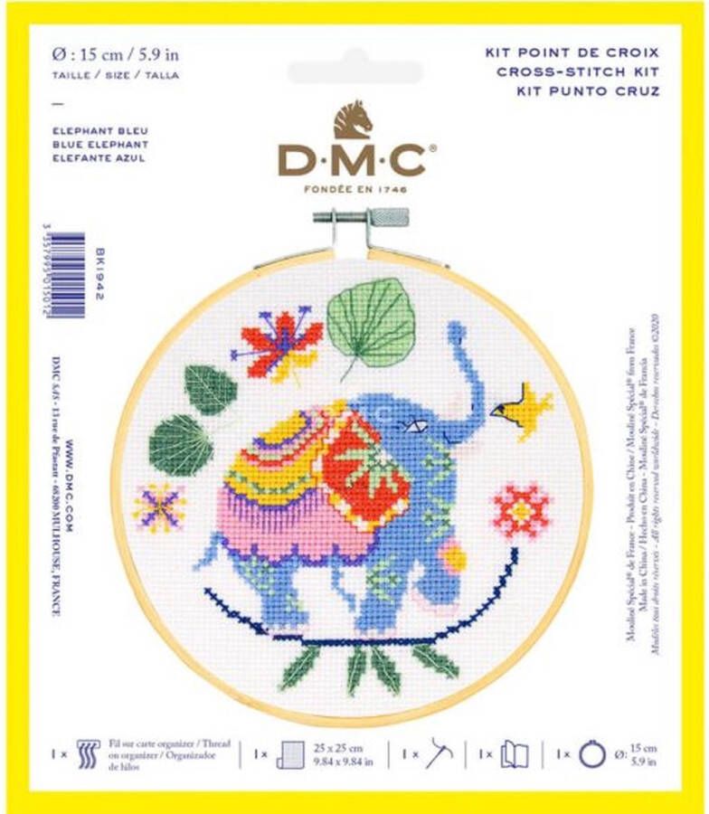 DMC borduurpakket olifant