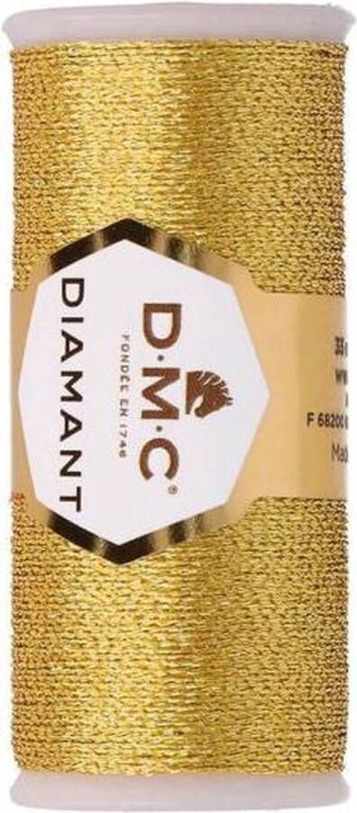 DMC DIAMANT METALLIC BORDUURGAREN GOUD 35 meter D3821