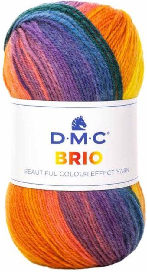DMC Haakpakket deken (92cmx122cm) en kussen (49cmx30cm)- oranje-400
