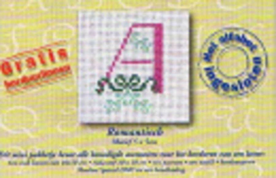 DMC Mini Borduurpakket Letter Romantisch Nr U813K 6