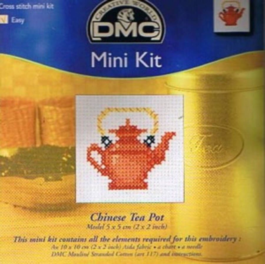 DMC Mini Borduurpakket (Thee) Tea Preparation Nr T707K 2