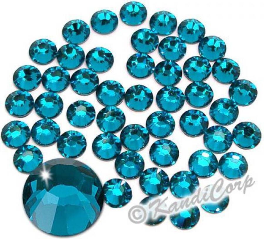 DMC Strass steentjes 5 A Hotfix Blue Zirkon SS20