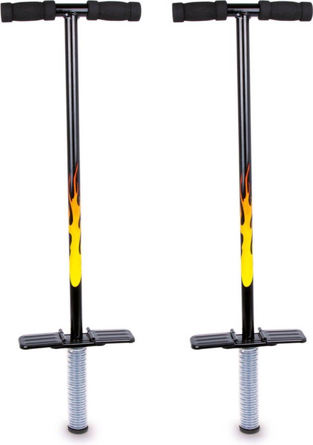 Dobeno Duo Set: Small Foot Pogo Stick met Vlammen Eindeloos Springplezier voor Kinderen!