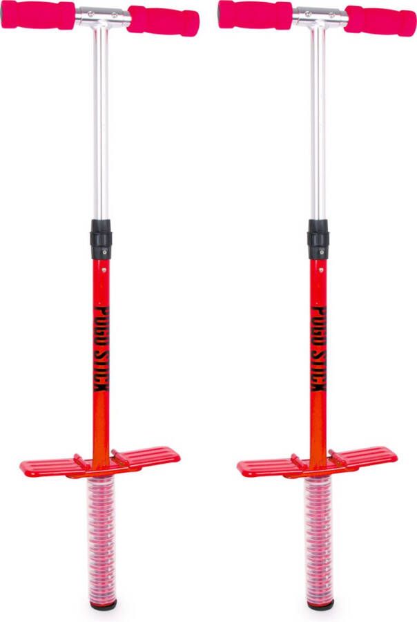 Dobeno Duo Set: Small Foot Pogo Stick Variable Rood Dubbel Springplezier voor Kinderen!