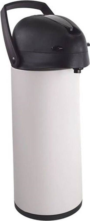 Dobman Thermoskan met pomp 1 9 liter Grijs