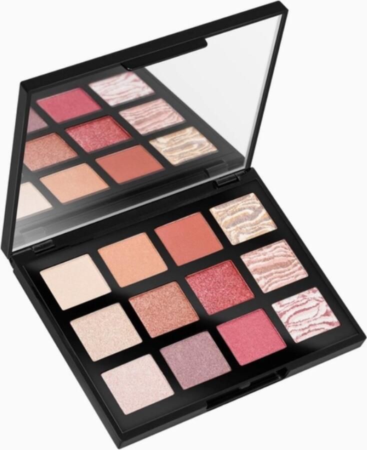 Dobner Cosmetic Natuurlijke Wild Nature make-uppalet 5 oogschaduw 3 glans poeders 2 baked gezicht poeders