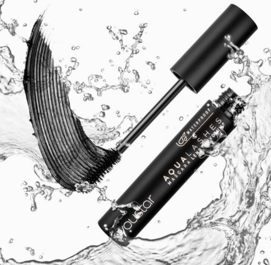 Dobner Cosmetic Natuurlijke Aqua Lashes Mascara Lengte en Volume Waterproof 14ml